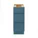 12" Birch Plywood Freestanding Single Base 3 Drawers Storage Cabinet - HomeBeyond