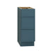 12" Birch Plywood Freestanding Single Base 3 Drawers Storage Cabinet - HomeBeyond