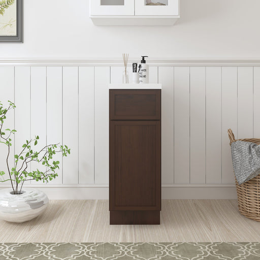 12" Birch Plywood Freestanding Single Base Storage Cabinet - HomeBeyond