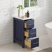 12" Modern Bathroom Side Storage Cabinet with 3 Drawers – Compact Organizer for Small Spaces VA3112 - HomeBeyond