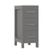 12" Modern Bathroom Side Storage Cabinet with 3 Drawers – Compact Organizer for Small Spaces VA3112 - HomeBeyond