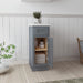 12" Single Right Offset Vanity Base Cabinet, Solid Wood Perfect Small Bathroom Side Storage Cabinet - HomeBeyond