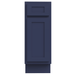12" Single Right Offset Vanity Base Cabinet, Solid Wood Perfect Small Bathroom Side Storage Cabinet - HomeBeyond