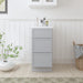 15" Birch Plywood Freestanding Single Base 3 Drawers Storage Cabinet - HomeBeyond