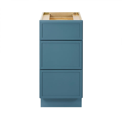 15" Birch Plywood Freestanding Single Base 3 Drawers Storage Cabinet - HomeBeyond