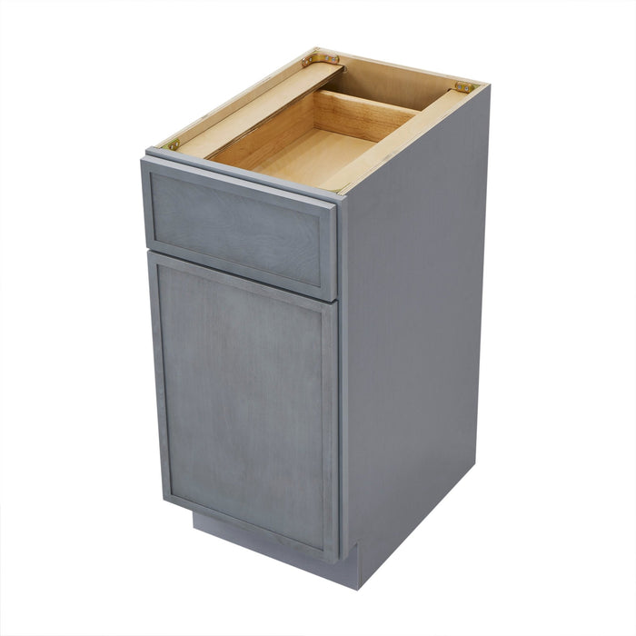 15" Birch Plywood Freestanding Single Base Storage Cabinet - HomeBeyond