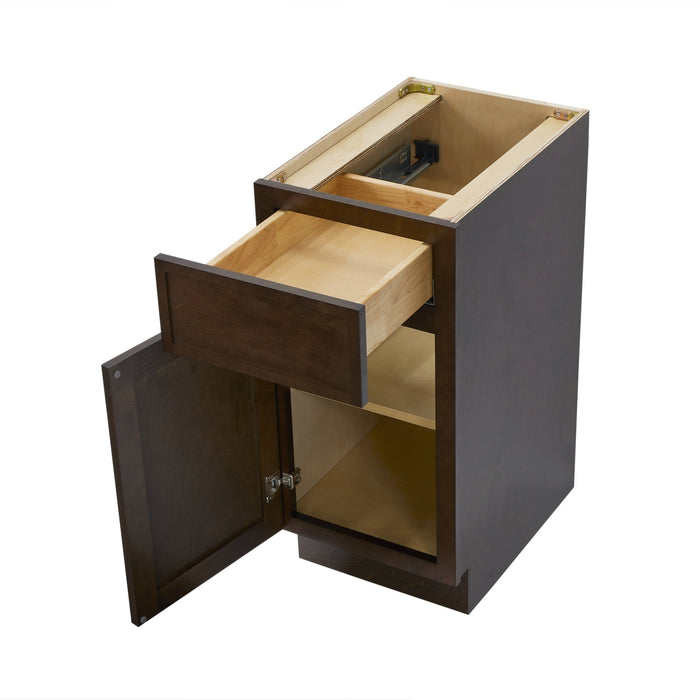 15" Birch Plywood Freestanding Single Base Storage Cabinet - HomeBeyond