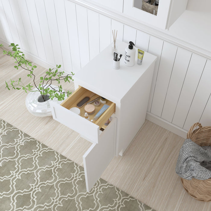 15" Birch Plywood Freestanding Single Base Storage Cabinet - HomeBeyond