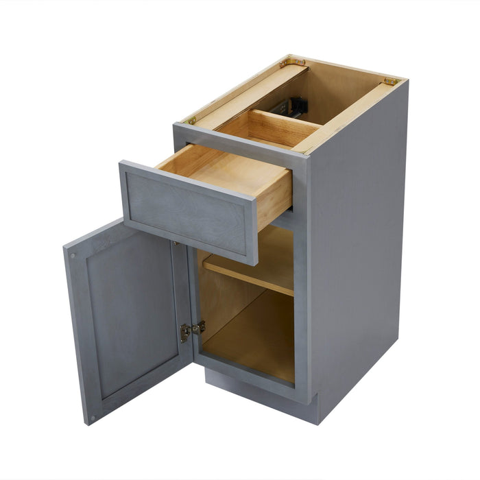 15" Birch Plywood Freestanding Single Base Storage Cabinet - HomeBeyond