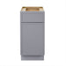 15" Birch Plywood Freestanding Single Base Storage Cabinet - HomeBeyond