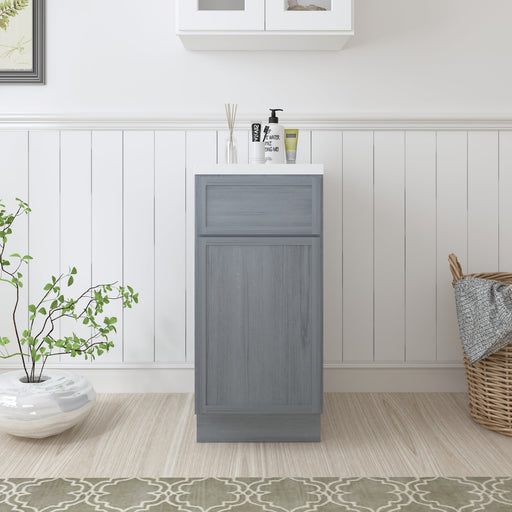 15" Birch Plywood Freestanding Single Base Storage Cabinet - HomeBeyond