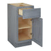 15" Birch Plywood Freestanding Single Base Storage Cabinet - HomeBeyond