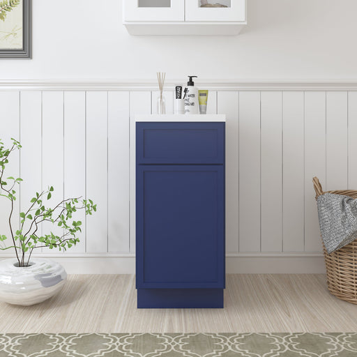 15" Birch Plywood Freestanding Single Base Storage Cabinet - HomeBeyond