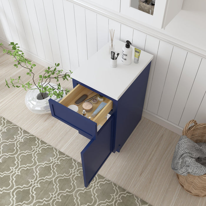 15" Birch Plywood Freestanding Single Base Storage Cabinet - HomeBeyond