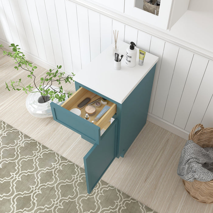 15" Birch Plywood Freestanding Single Base Storage Cabinet - HomeBeyond