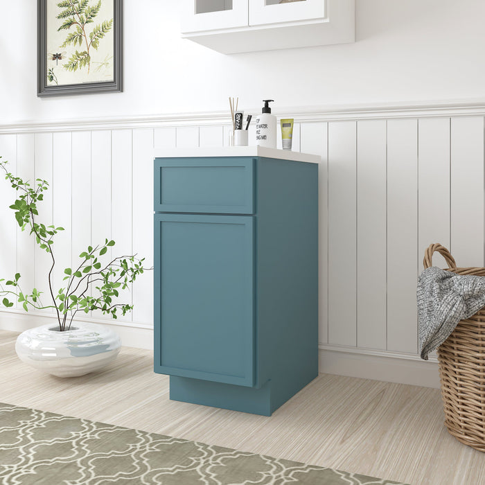 15" Birch Plywood Freestanding Single Base Storage Cabinet - HomeBeyond