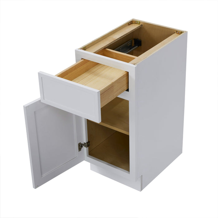 15" Birch Plywood Freestanding Single Base Storage Cabinet - HomeBeyond