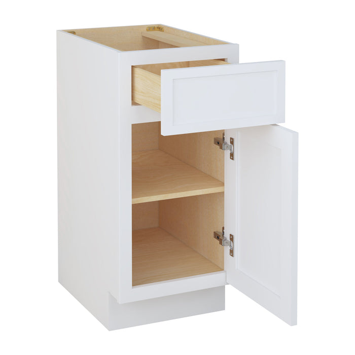 15" Birch Plywood Freestanding Single Base Storage Cabinet - HomeBeyond