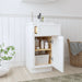 15" Modern Freestanding Birch & Plywood Bathroom Vanity Base Only – Shaker Style Storage Cabinet with 1 Drawer & 1 Soft-Closing Door VA41151 - HomeBeyond