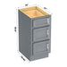 15" Modern Freestanding Oak Plywood Bathroom Vanity Base Only – Compact Side Storage Cabinet with 3 Soft-Closing Drawers VA40153 - HomeBeyond