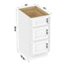 15" Modern Freestanding Oak Plywood Bathroom Vanity Base Only – Compact Side Storage Cabinet with 3 Soft-Closing Drawers VA40153 - HomeBeyond
