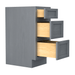 15" Single Bathroom Vanity Base Cabinet, Solid Wood Perfect Entryway Side Storage Cabinet Organizer with 3 Soft - Closing Drawers - HomeBeyond