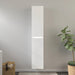 16" x 63" x 12" Modern Wall-Mounted Bathroom Side Cabinet with LED Light – High-Gloss Storage Cabinet with 2 Soft-Closing Doors & Shelves VA6011WL - HomeBeyond