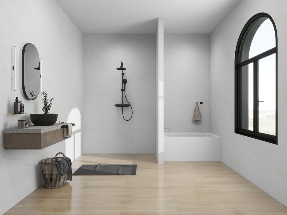 48" x 32" Alcove Soaking Acrylic Bathtub with 3 Side Tiling Flange