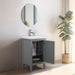 20" Single Sink Modern Freestanding Bathroom Vanity Set with Arabescato White Engineered Marble Top – Compact Storage Cabinet with Soft-Closing Door VA9020 - HomeBeyond