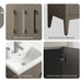 20" Single Sink Modern Freestanding Bathroom Vanity Set with Arabescato White Engineered Marble Top – Compact Storage Cabinet with Soft-Closing Door VA9020 - HomeBeyond