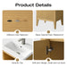 20" Single Sink Modern Freestanding Solid Wood Bathroom Vanity Set with Engineered Marble Top – Compact Storage Cabinet with Soft-Closing Door VA9120 - HomeBeyond