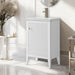 20" Single Sink Modern Freestanding Solid Wood Bathroom Vanity Set with Engineered Marble Top – Compact Storage Cabinet with Soft-Closing Door VA9120 - HomeBeyond