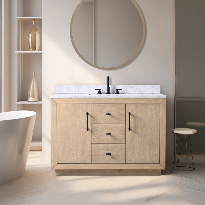 20"/24"/36"/42"/48"/60"/72" Bathroom Vanity with Sink and Top, With Soft Closing Doors - HomeBeyond