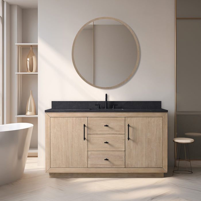 20"/24"/36"/42"/48"/60"/72" Bathroom Vanity with Sink and Top, With Soft Closing Doors - HomeBeyond