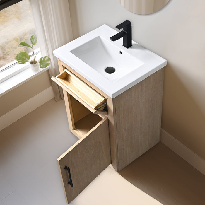20"/24"/36"/42"/48"/60"/72" Bathroom Vanity with Sink and Top, With Soft Closing Doors - HomeBeyond