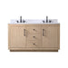 20"/24"/36"/42"/48"/60"/72" Bathroom Vanity with Sink and Top, With Soft Closing Doors - HomeBeyond