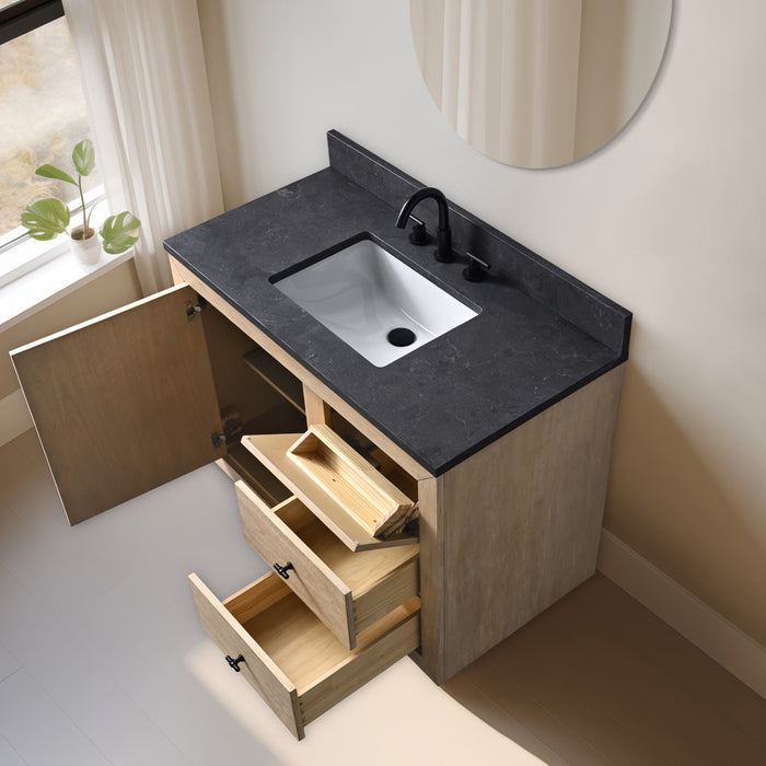 20"/24"/36"/42"/48"/60"/72" Bathroom Vanity with Sink and Top, With Soft Closing Doors - HomeBeyond