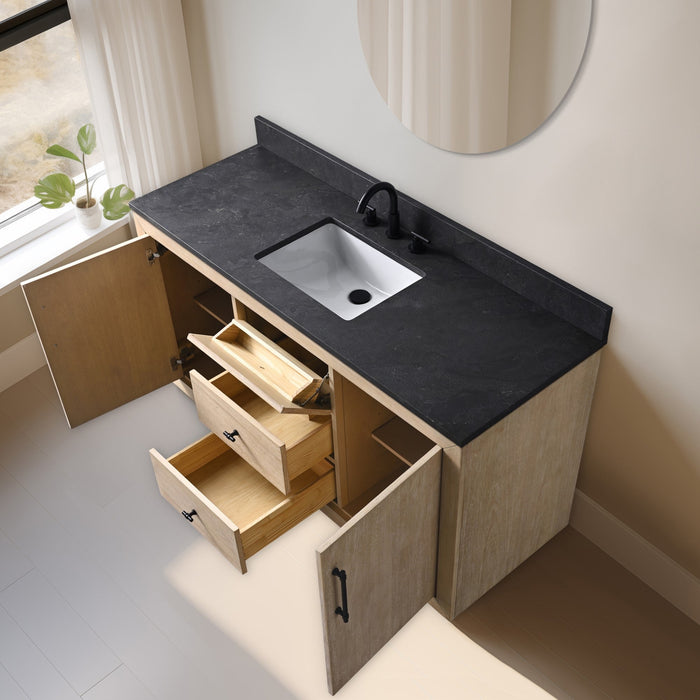 20"/24"/36"/42"/48"/60"/72" Bathroom Vanity with Sink and Top, With Soft Closing Doors - HomeBeyond