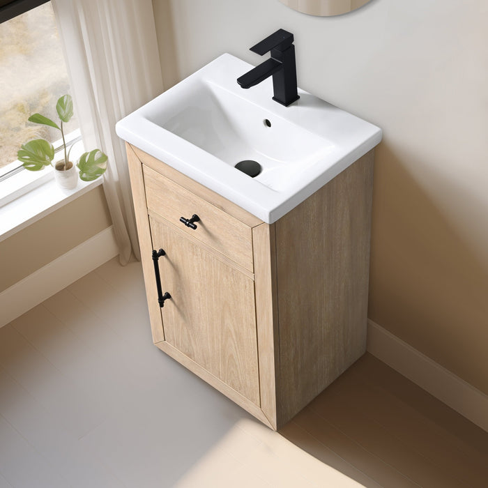 20"/24"/36"/42"/48"/60"/72" Bathroom Vanity with Sink and Top, With Soft Closing Doors - HomeBeyond