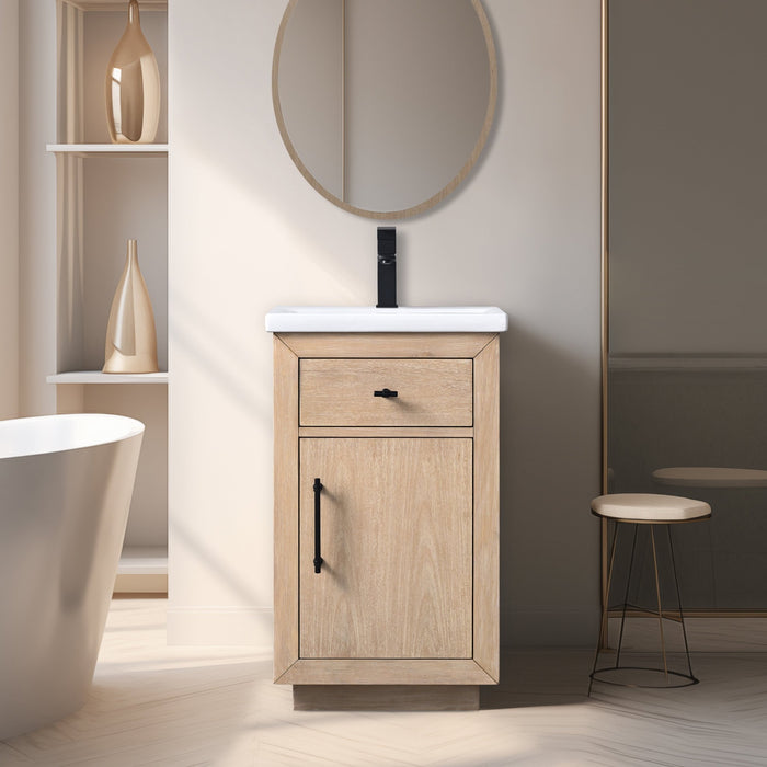 20"/24"/36"/42"/48"/60"/72" Bathroom Vanity with Sink and Top, With Soft Closing Doors - HomeBeyond
