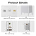 21" Modern Freestanding Bathroom Linen Tower Cabinet with Soft-Closing Door & Drawer VA91-LC - HomeBeyond