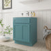 24" Bathroom Vanity Cabinet, Solid Wood Bathroom Sink Cabinet Organizer with Double Shutter Door - HomeBeyond