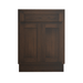 24" Bathroom Vanity Cabinet, Solid Wood Bathroom Sink Cabinet Organizer with Double Shutter Door - HomeBeyond