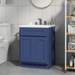 24" Bathroom Vanity Cabinet, Solid Wood Bathroom Sink Cabinet Organizer with Double Shutter Door - HomeBeyond