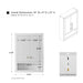 24" Modern Wall-Mounted Bathroom Storage Cabinet with Soft-Closing Doors VA91-TC - HomeBeyond