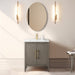 24" Single Sink Bathroom Vanity Cabinet with Ceramic Top - HomeBeyond
