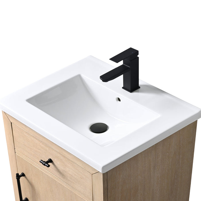 24" Single Sink Bathroom Vanity with Sink and Top - HomeBeyond
