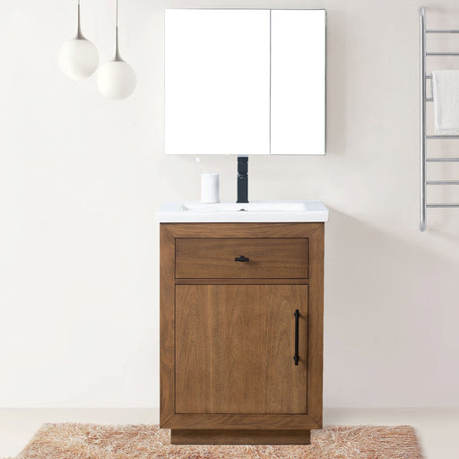 24" Single Sink Bathroom Vanity with Sink and Top - HomeBeyond