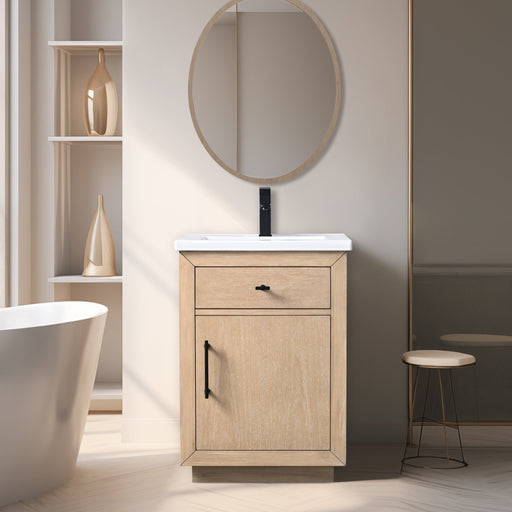 24" Single Sink Bathroom Vanity with Sink and Top - HomeBeyond