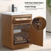24" Single Sink Bathroom Vanity with Sink and Top - HomeBeyond